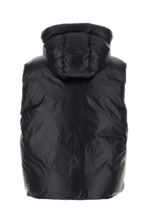 Gilet nero con cappuccio e coulisse JIL SANDER | J47AF0161J70007001